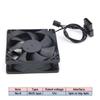 DC 5V 12v 24V 8cm 8010 8015 8025 3pin 4pin Xh 2.54 Brushless Cooling Fan 80x25mm Heatsink Radiator 80x10 80*15 For PC Case GPU