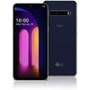 V60 ThinQ Back Glass Replacement with Pre Installed Tape Housing Door Parts for LG V60 ThinQ All Models +Tools (Blue)