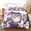 Anime Princess Connect ReDive Bedding Set Boys Girls Twin Queen Size Duvet Cover Pillowcase Bed Kids Adult Home Textileextile