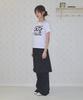 VIDEO JOCKEY Dot Skirt Pants [Black]