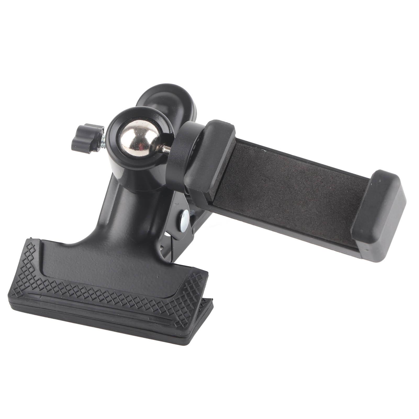 Зажим-клипса Держатель для телефона Регулируемый угол Нескользящий Вращающееся соединение Стенд для мобильного телефона для прямой трансляции