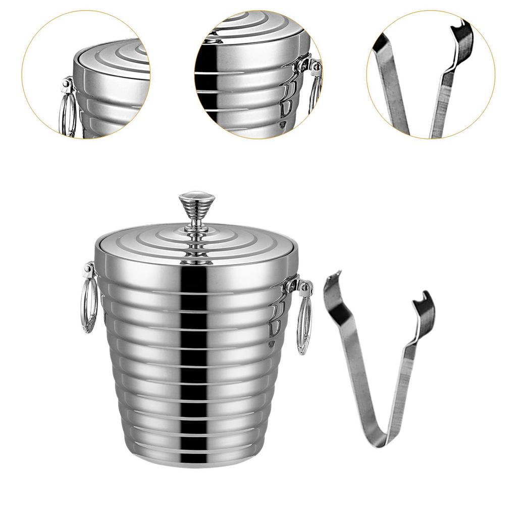 Metal Ice Bucket, Beer Bucket ,Cooling Container , 1L