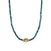Collier en or jaune 18 carats et jade vert - Hamco