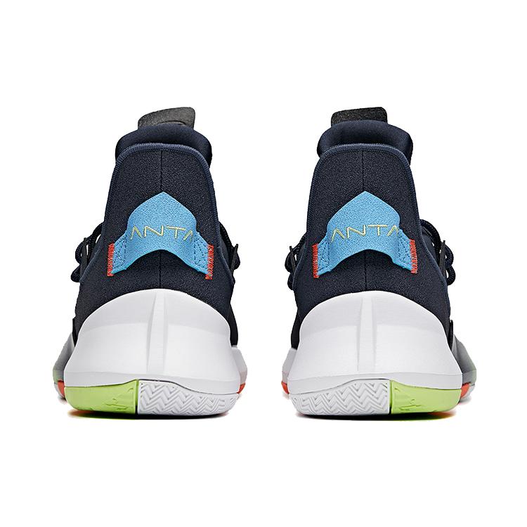 Anta Airspace 2 UFO Low Top Performance Basketball Shoes Men's Dark Blue Black 112011606-10