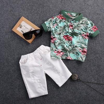 baby boy floral outfit