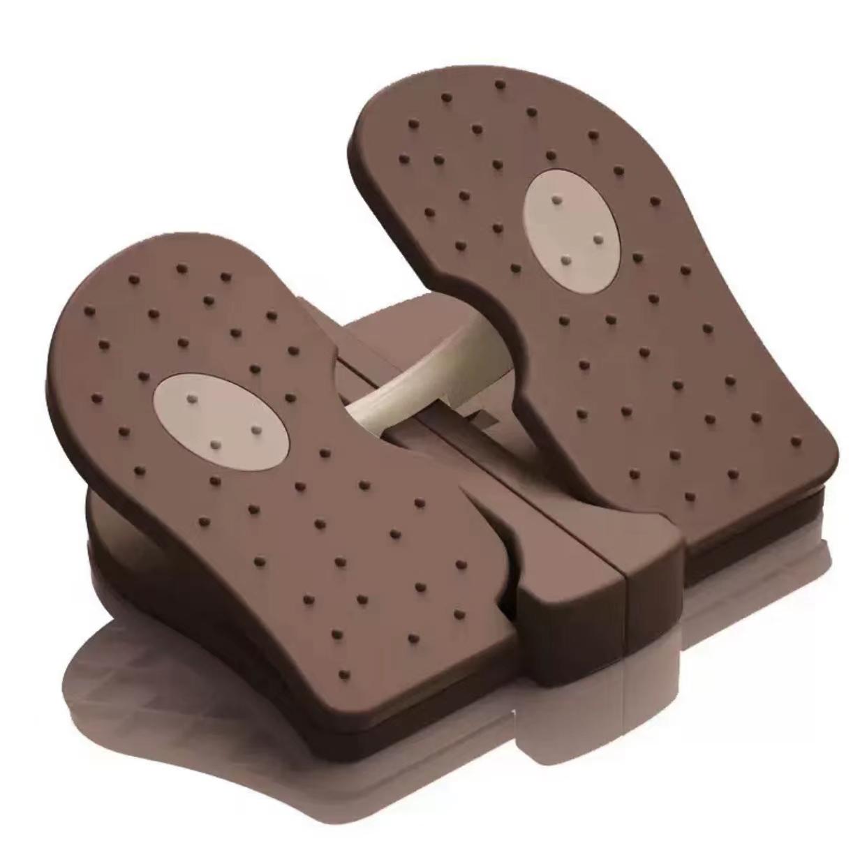 

Мини-платформа для разгибания ног, портативный тренажер для ног, складной, нескользящий, подходит для домашнего тренажера коричневый