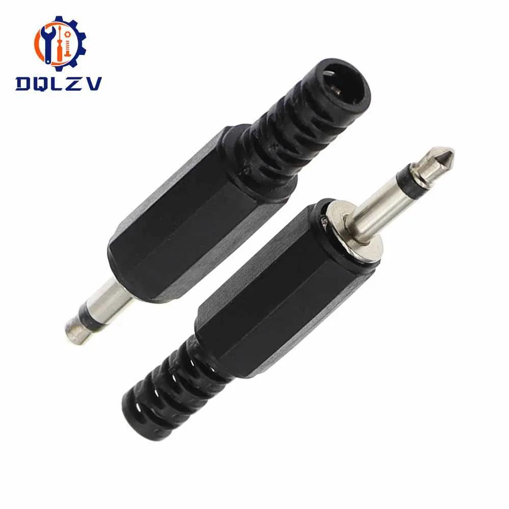 3.5mm RCA Plug 2 3 4 Pole Mono Stereo Audio Video Dual Audio Plug Headphone Cable Wire Connector For Headphone Socket