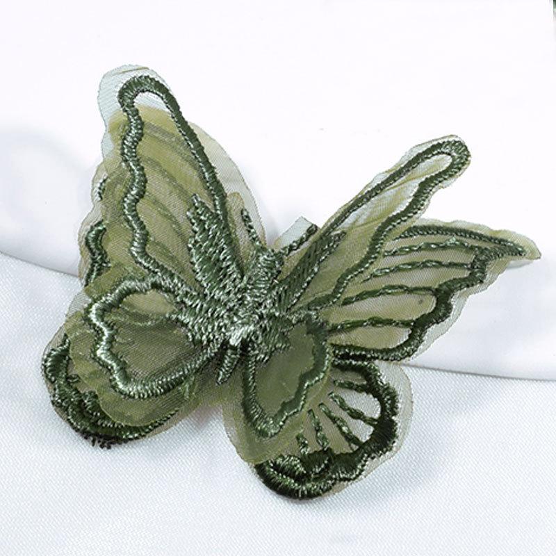 

20pcs Embroidery Butterfly Sew Iron On Patch Badge Wedding Bridal Dress Embroidered Applique Sewing Craft DIY Sewing Accessories