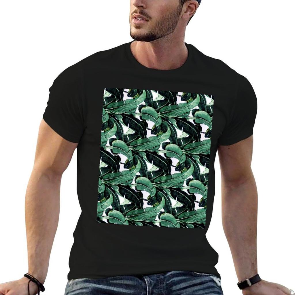 Banana Leaf T-Shirt t shirts for man pack cotton t shirt man luxury graphic t shirts for man T-