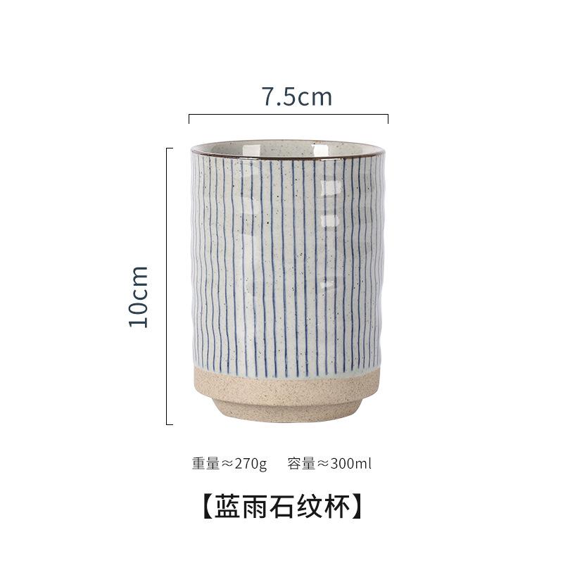 

Cute Japanese Ceramics Water Cups Fashion Teacup Coffee Milk Beer Mug Restaurant Heat-insulated To-go Cups Table Decoration 300ml