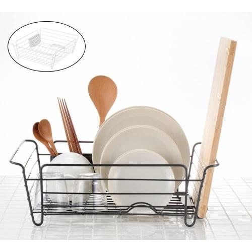 Richell Lacool Dish Drainer, White, Large, Antibacterial