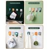 Hanger Wall Hanging Self-adhesive Storage Hook Punch Free Bathroom Bedroom Living Room Scarf Keys Towel Holder Organizer