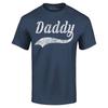 Daddy Distressed Classic Baseball T-shirt Dad Shirts Shirt
