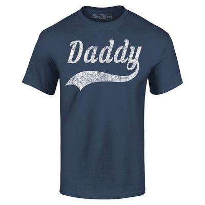 Papa Distressed Klassisches Baseball-T-Shirt Papa Shirts Shirt