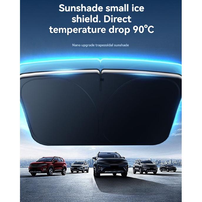 Windshield Sun Shade For Kia Carnival Front Window Shades Cover For 2010-2025 Carnival Windshield Sun Visor Protector Car Accessories