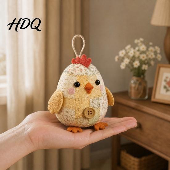 Fabric Craft Kit DIY Patchwork Animal Kit Hand Sewing Set with Pre-Cut