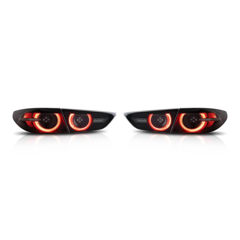 Japanese Style LED Sequential Turn Signal for 14-23 Mazda 3 Axela Taillights.