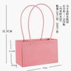 10pcs Christmas Gift Flower Kraft Paper Handbag Flower Arrangement Portable Box Rectangular Trapezoidal Flower Handheld Gift Box
