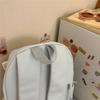 Solid Color Student Schoolbag Women's Backpack