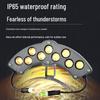 Nufeng Wasserdichte Wellblech-Dachziegel-Lampe, 12+7 Drachenstil