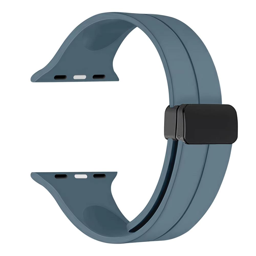 Silicone Strap For Apple watch 11 Band 46mm 45mm 44mm 41mm 49mm 42mm Magnetic Bracelet correa iWatch Series 9 8 10 7 SE 6 Ultra