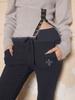 Hilda Fluffy Corset One-Shoulder Knit [Gray]