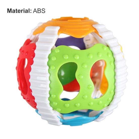 Neugeborenen Schütteln Glocke Spielzeug Hohl Ball Form Mehrzweck Silikon Baby Rassel Zahnen Spielzeug für Kleinkinder