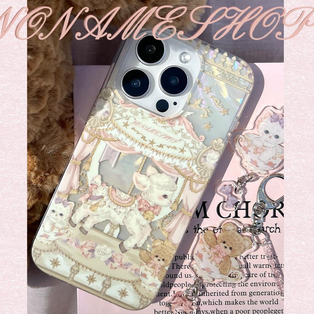 

Summer Lamb Stand for IPhone17 for Apple 15 Mobile Phone Case Protective Case 16promaxR New Style Personality For iPhone 11 Pro