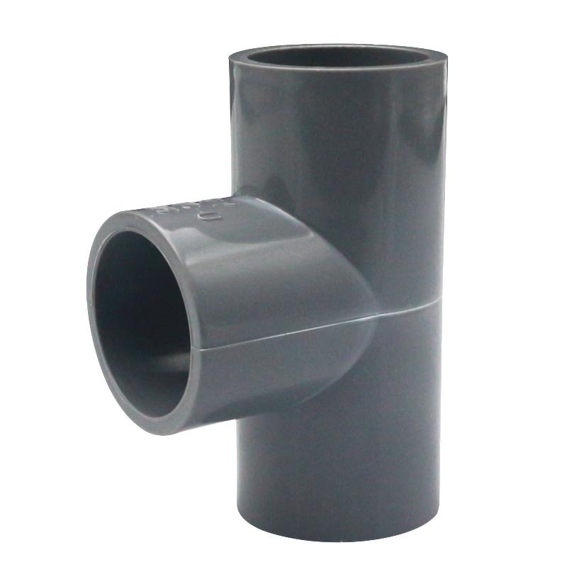 Raccordi per Tubi in PVC Grigio Solido Fai da Te Gomito Dritto Gomito a T Uguale Connettori Giunto in Plastica Tubo Accoppiatore Adattatore 3/4/5/6 Vie