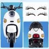 2Pcs Car Eyelashes Stickers Funny Car Headlight Sticker Waterproof Fake Eyelash Decals Tailgate Fridge Wall Window Vehicle Decoration Gifts for Men