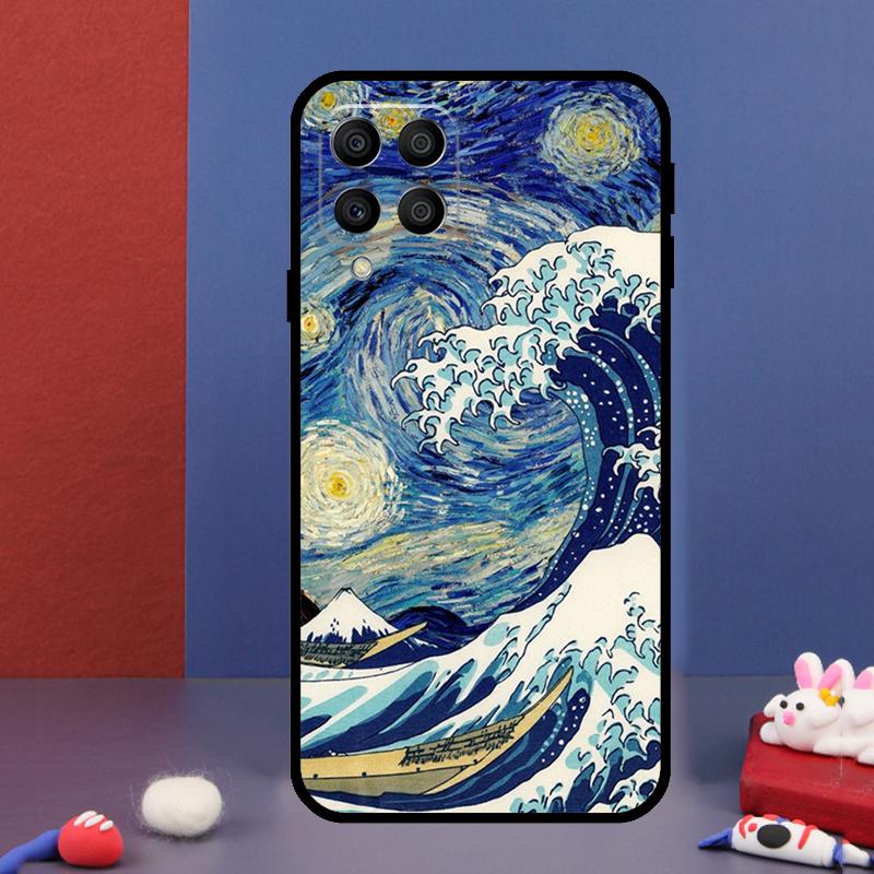 Van Gogh Starry Sky For Samsung Galaxy M12 M13 M33 M23 M53 M15 M55 M31 M51 M14 M34 M54 M20 M32 M52 Phone Case