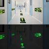 HAISIDIKE HK-46 Glow-in-the-Dark 'Watch Your Step' Floor Sticker