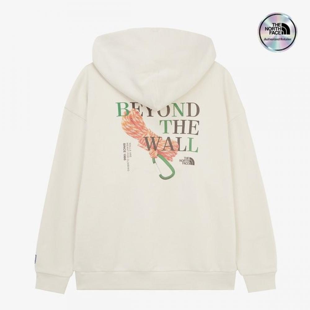 The North Face Men S Carabiner Hoodie Cream Nm5pr55b CREAM/090