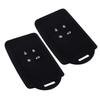 2pcs Black Silicone Remote Key Cover Case Fit For Renault Koleos Kadjar Megane Espace 2016 2017 2018 2019 2020