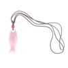 Collane Ciondolo Fischietto Pesce in Ceramica Stile Cinese Fischietto Fatto a Mano Liscio Collana con Fascino Delicato Catena per Maglione Unisex