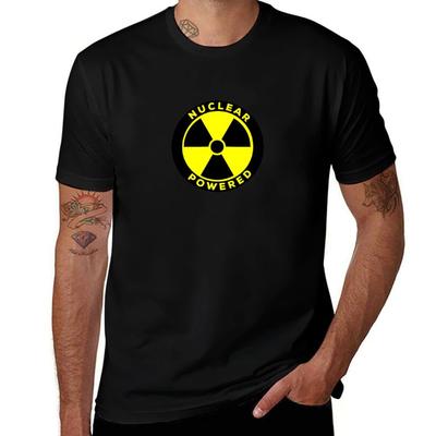 Nuclear Powered TShirt Abstract Pattern Print Top