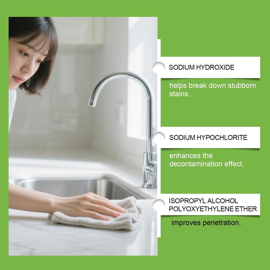 Jue Fish Multi-Purpose Household Cleaning Spray, Deep Bathroom and Kitchen Cleaner, Household Stain and Oil Remover 200ml