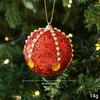 Foam Christmas Ornament Powder Coated Ball Foam Ball Pendant Xmas Bauble  Holiday Party Decor
