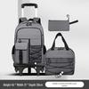 3-Piece Large Capacity Stair Climbing Wheeled Backpack Set