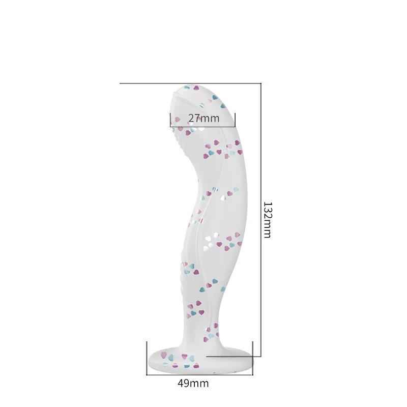 Silicona Anal consolador de tope de tope masajeador de próstata anal estimulación g-spot clítoral juguetes sexuales de adultos p