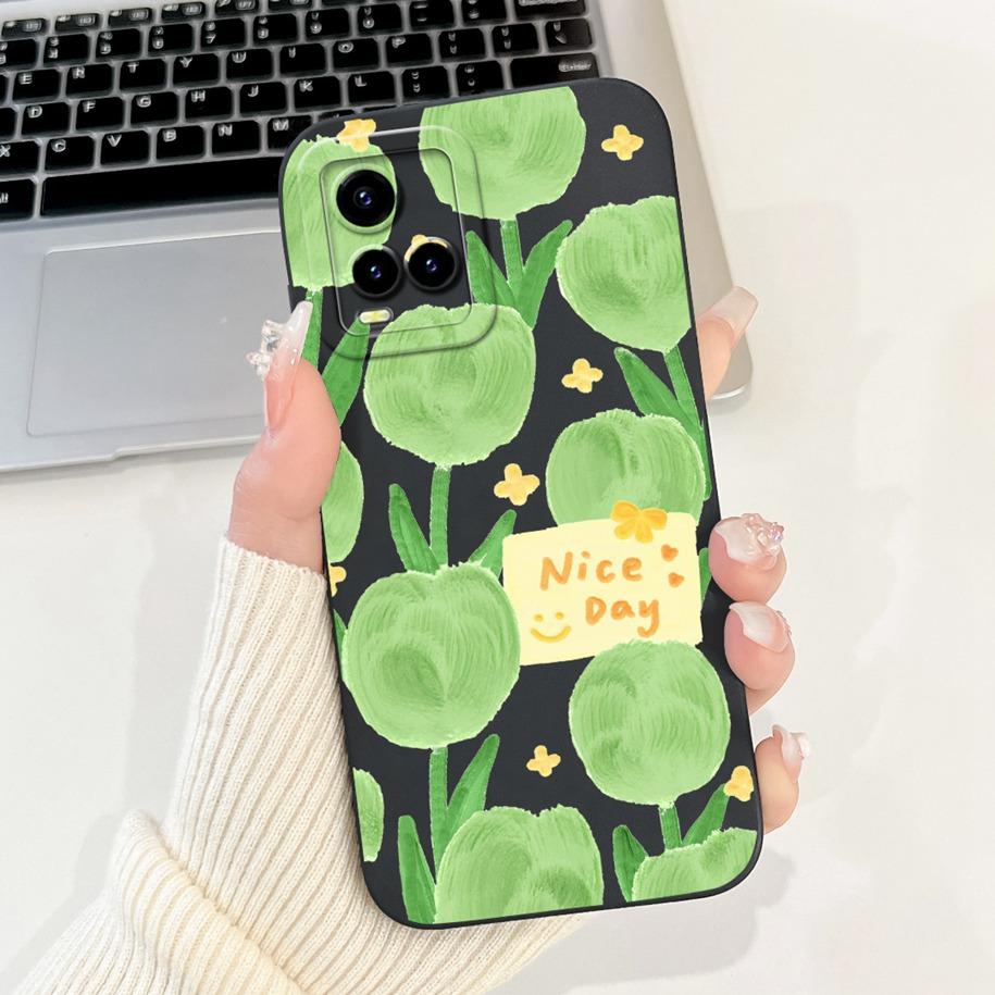 For Vivo Y33s Case V2109 Shockproof Cover Cute Dinosaur Panda Fundas Cases For Vivo Y21 2021 Y21A Y21S Y21T Y33T VivoY33s Bumper