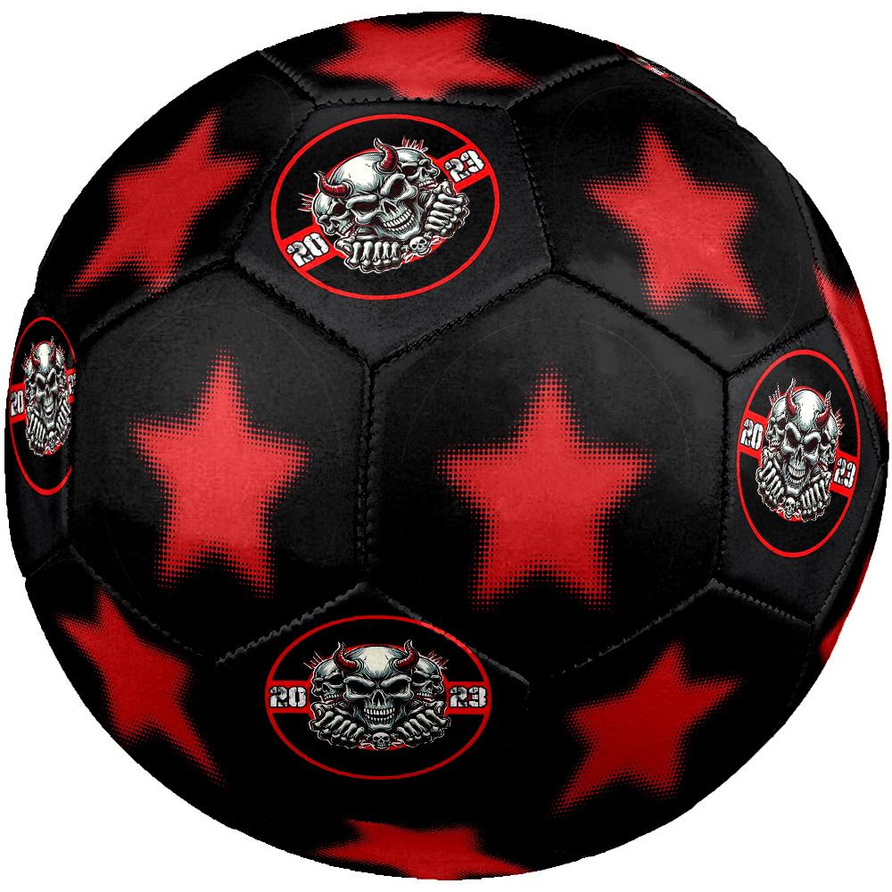 1PC Star Devil Skulls Edition Soccer Ball Size 5 Football Machine Sewn Indoor/Outdoor Universal Football W35