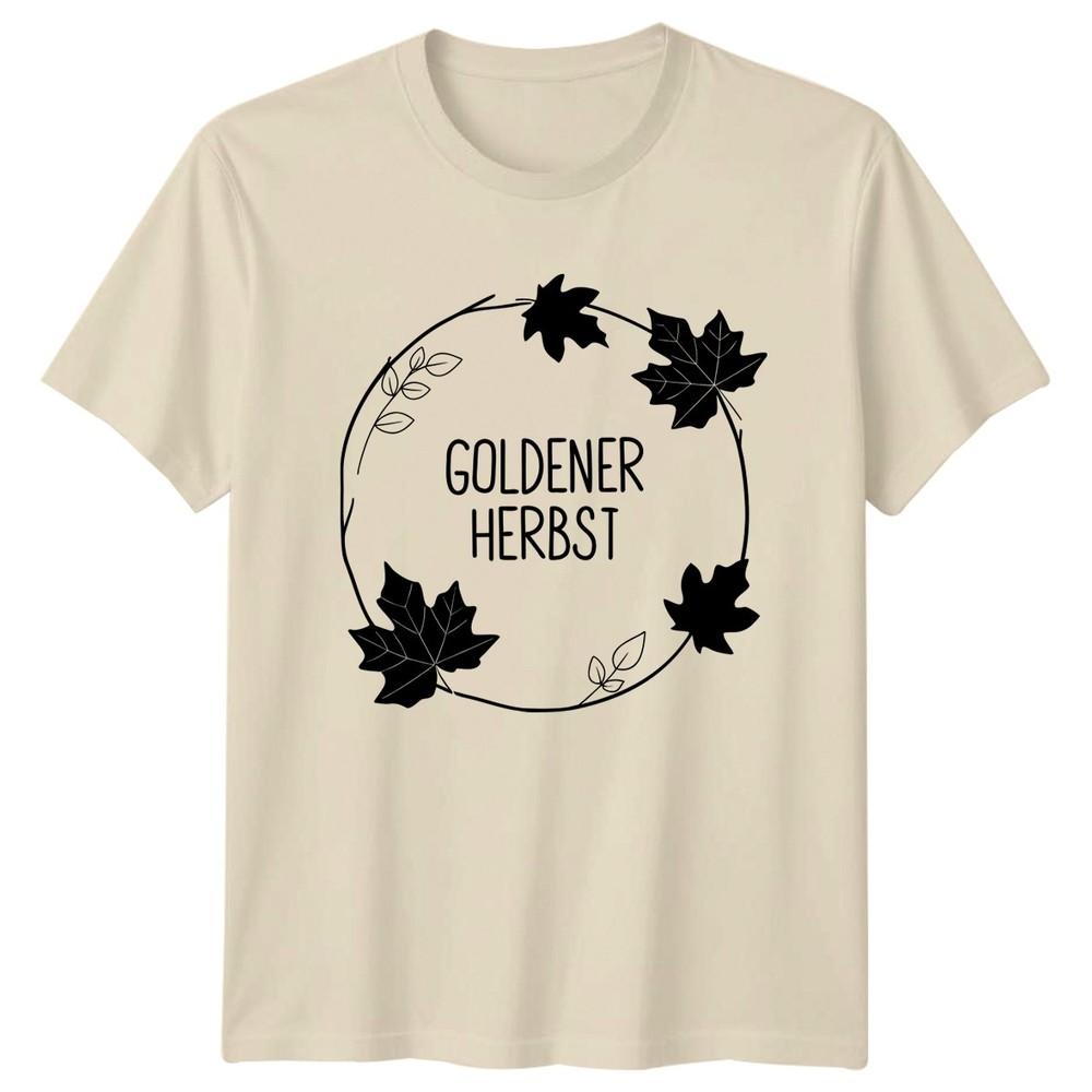 Goldener Herbst Unisexs TShirt Autumn Nature Gift For Her