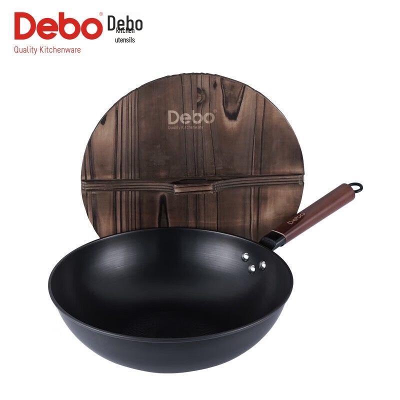 Вок с антипригарным покрытием из тонкого железа Debo Bobite