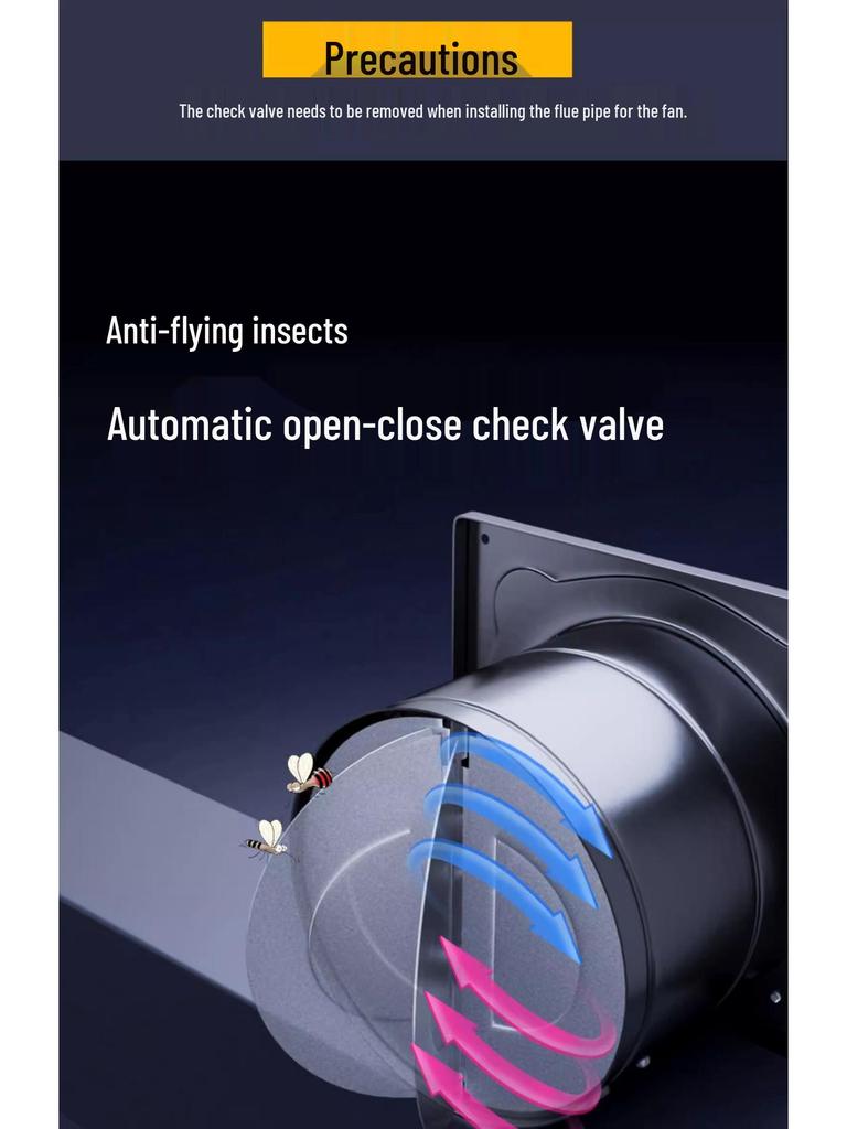 Leistungsstarker Küchen- und Badezimmer-Abluftventilator - Dunstabzug, Kostenloser Versand