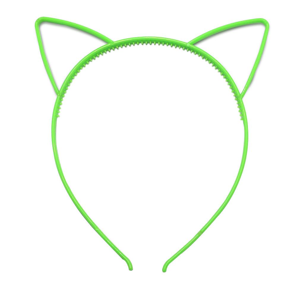 Children's Cartoon Cat Headband - Colorful Plastic Cat Ears Hair Accessories for Parties