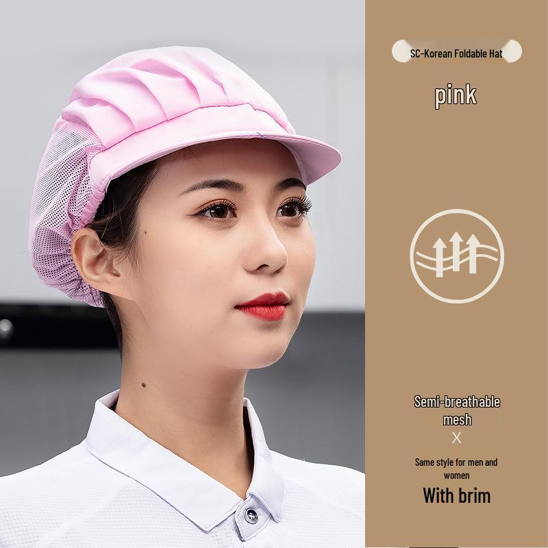 Unisex Atmungsaktive Mesh Kochmütze für Küche und Catering, Anti-Öl, Haarschutz