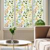 17.7 X45.6 Stained Glass Window Film, Static Cling Window Privacy Film Decorative For Bedroom