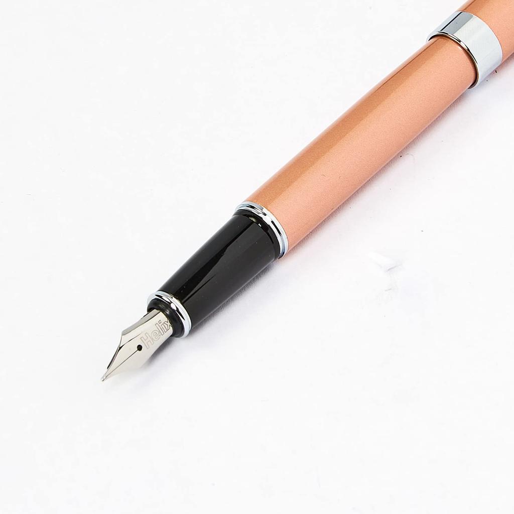 Helix Oxford Fountain Pen Rose Gold -