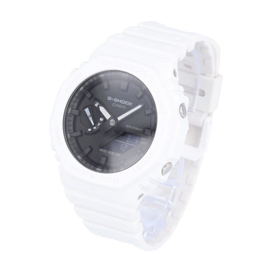 

CASIO Casio G-SHOCK G-Shock 2100 Series Watch Men s Waterproof Quartz Ana-Digi 2 Hand White Black GA-2100-7A